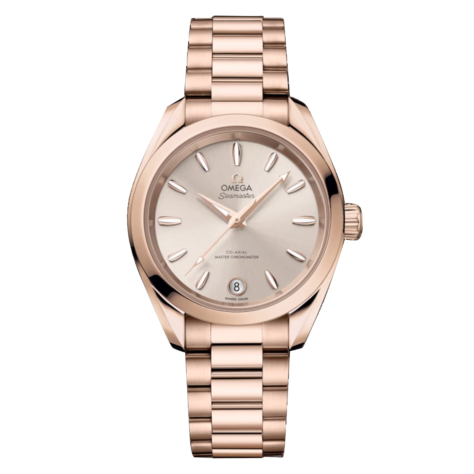 Omega Seamaster Aqua Terra Shades 34mm Ladies Watch Ivory