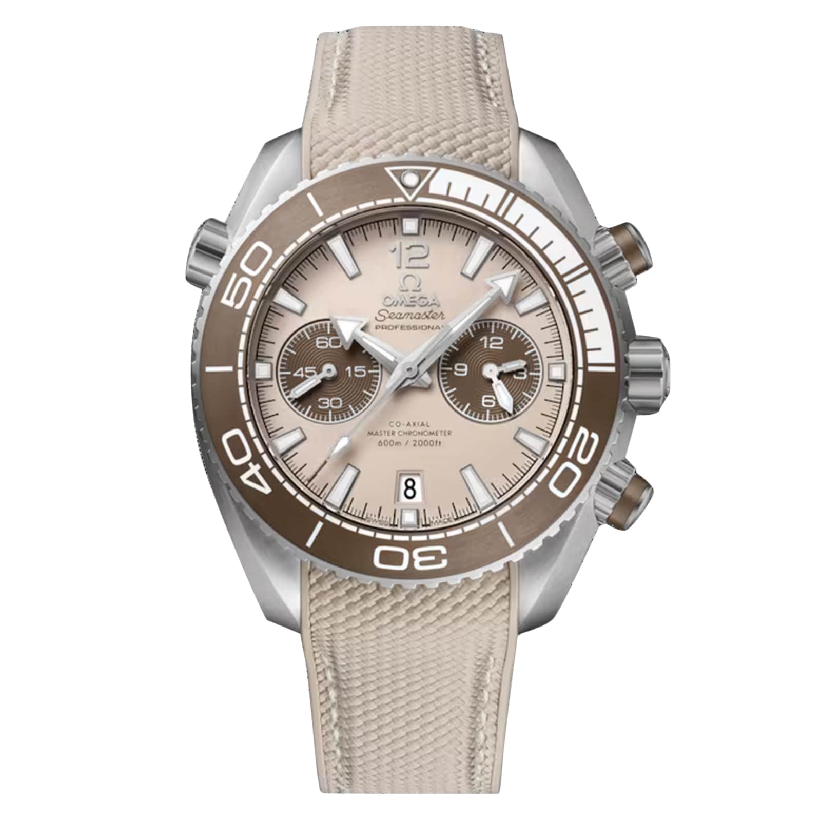 Omega Seamaster Planet Ocean 600M 45.5mm Mens Watch Beige Omega Seamaster Planet Ocean 600M 45.5mm Mens Watch Beige