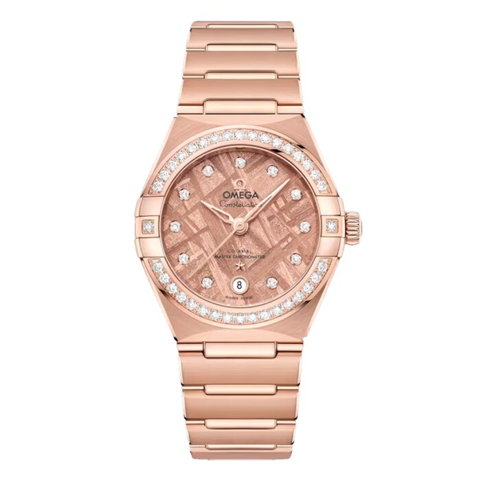 Omega Constellation 29mm Ladies Watch Pink