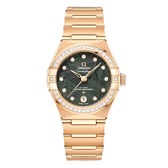 Omega Constellation 29mm Ladies Watch Green