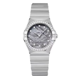 Omega Constellation 28mm Ladies Watch Purple Omega Constellation 28mm Ladies Watch Purple