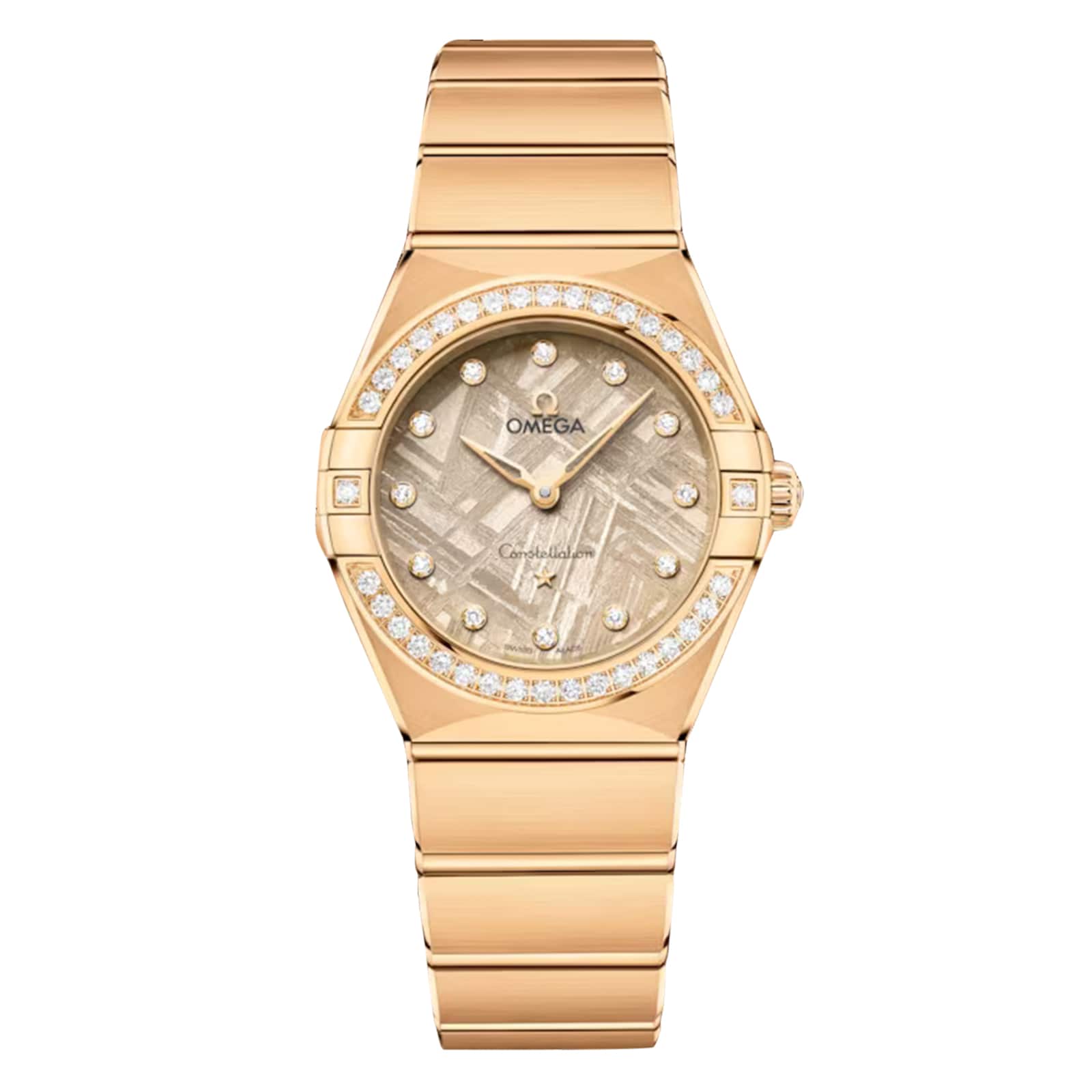 Omega Constellation 28mm Ladies Watch Beige