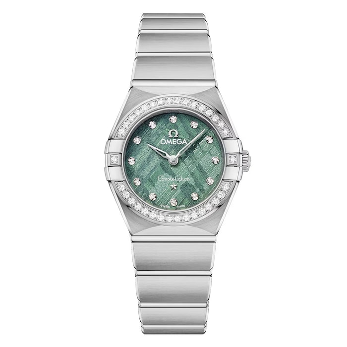 Omega Constellation 25mm Ladies Watch Green