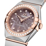 Omega Constellation 25mm Ladies Watch Purple