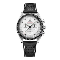 17332281 - Speedmaster Moonwatch Professional 42mm Mens Watch White Rubber