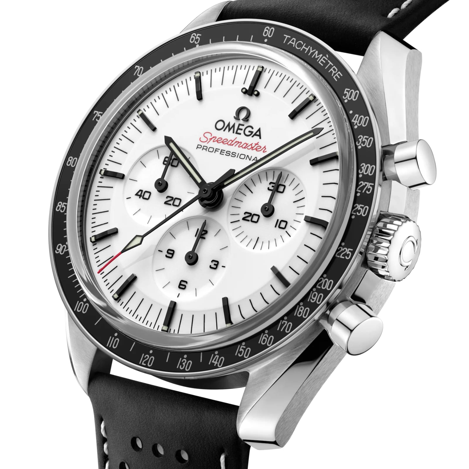 Omega Speedmaster Moonwatch Professional 42mm Mens Watch White Rubber