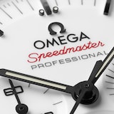 Omega Speedmaster Moonwatch Professional 42mm Mens Watch White Rubber