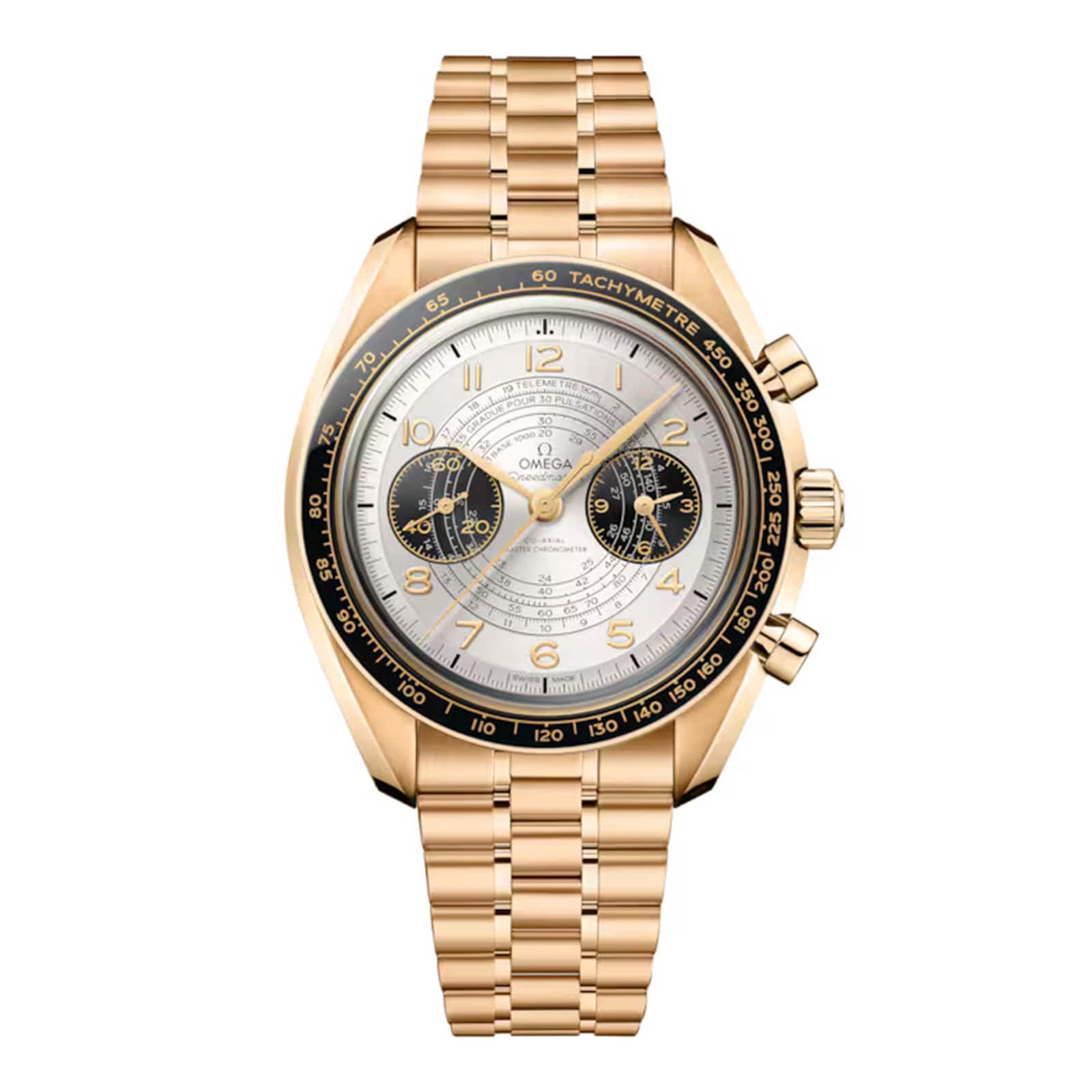 Omega Speedmaster Chronoscope Paris 2024 Olympics 43mm Mens Watch Moonshine Gold Omega Speedmaster Chronoscope Paris 2024 Olympics 43mm Mens Watch Moonshine Gold