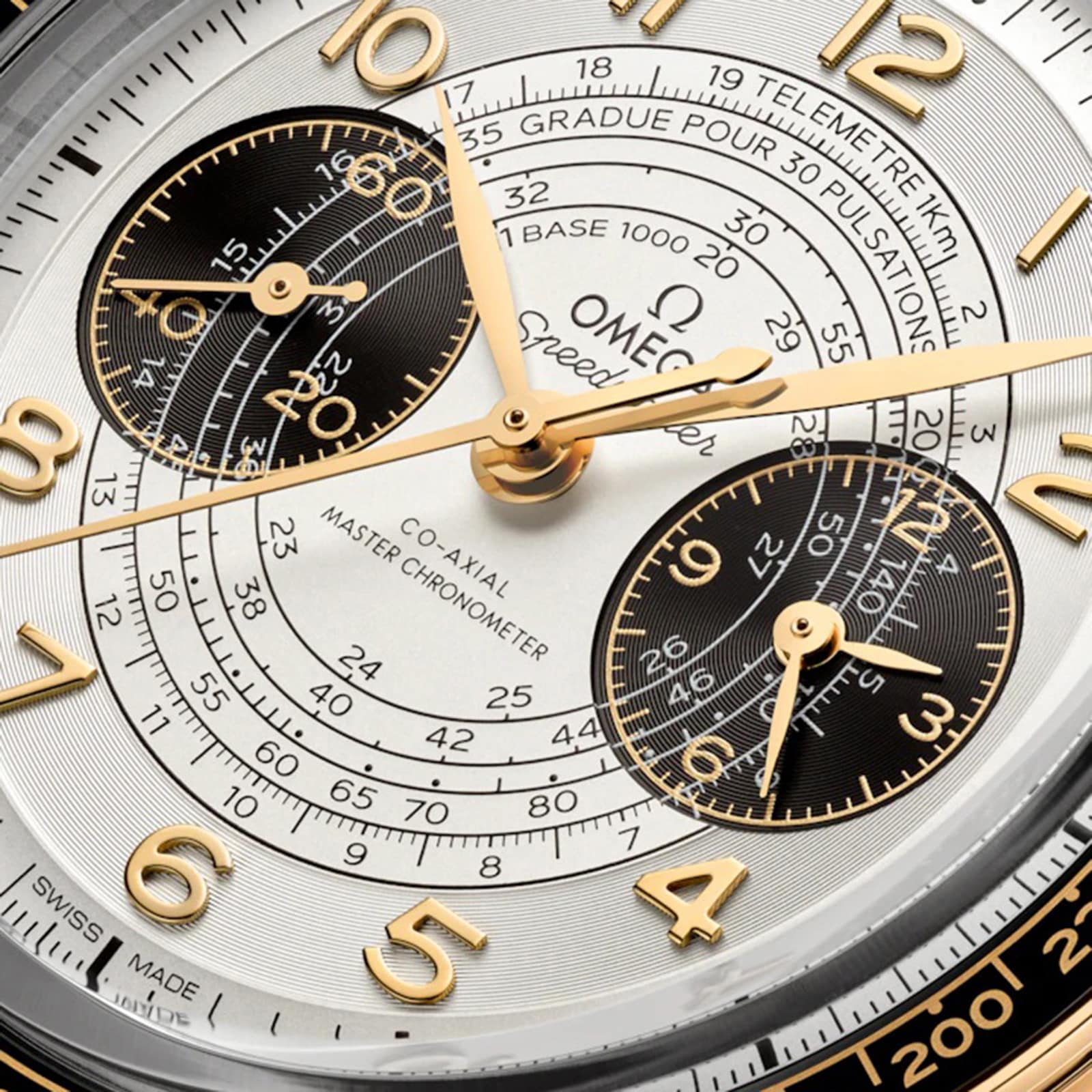 Omega Speedmaster Chronoscope Paris 2024 Olympics 43mm Mens Watch Moonshine Gold Omega Speedmaster Chronoscope Paris 2024 Olympics 43mm Mens Watch Moonshine Gold