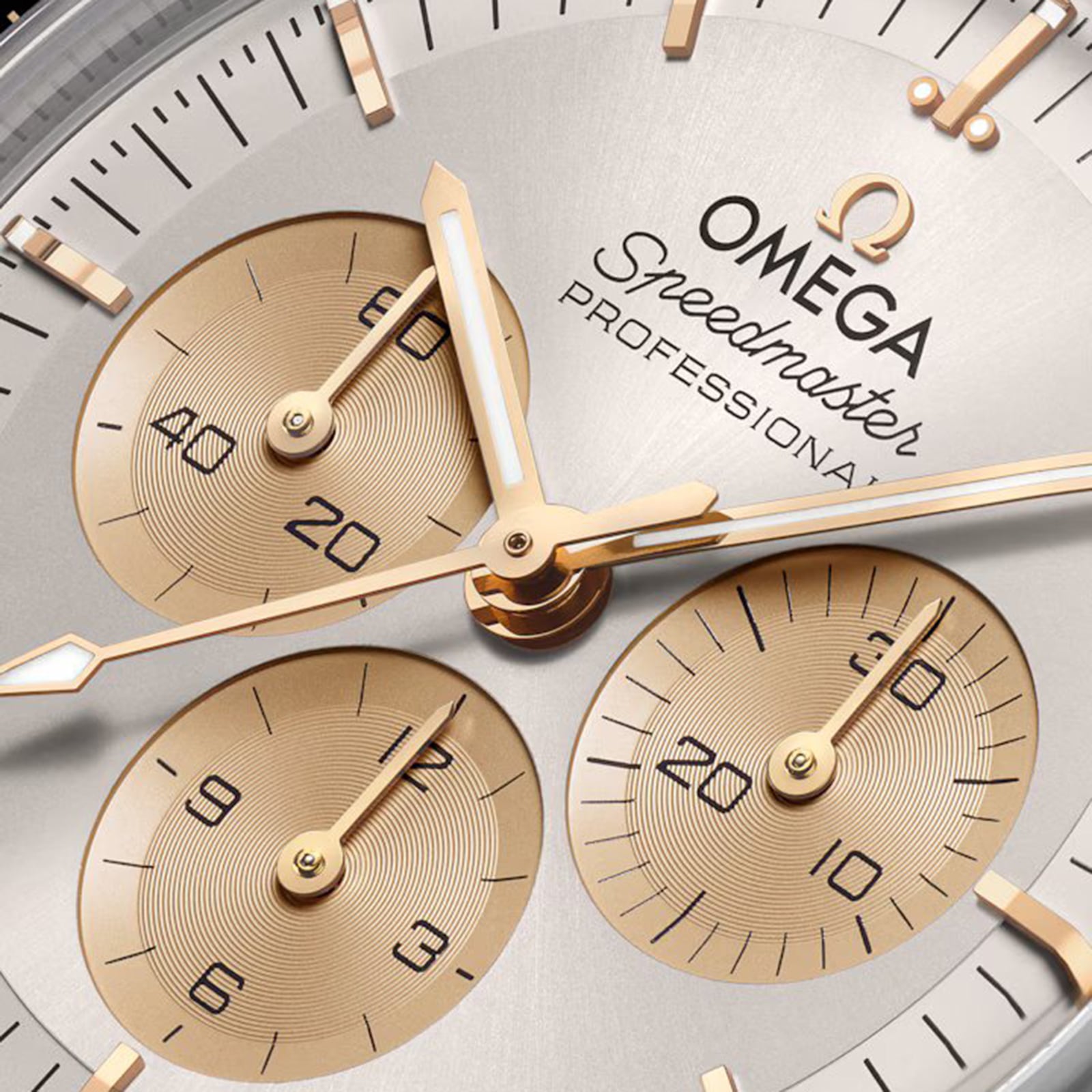 Omega speedmaster professional gold best sale