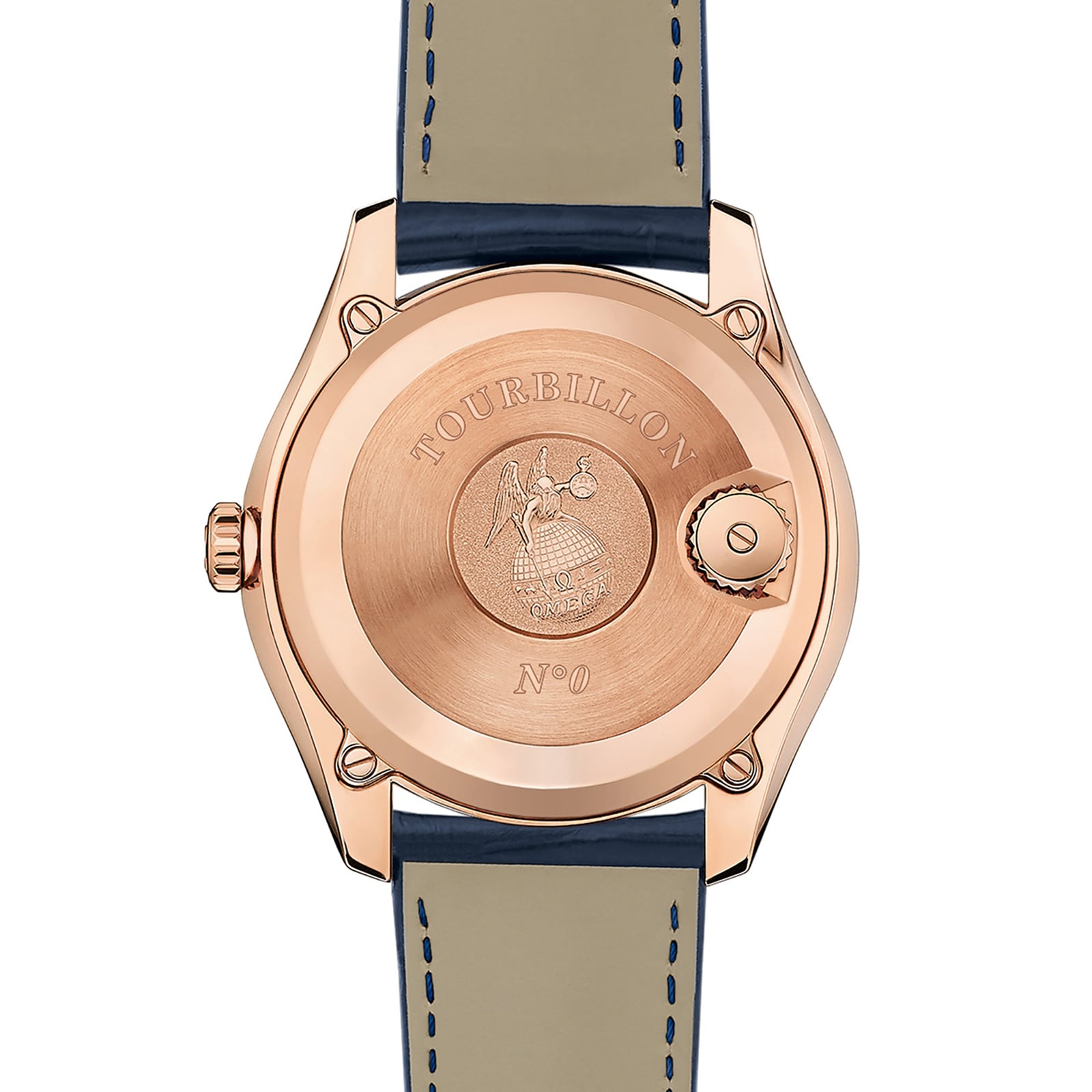 Omega De Ville Tourbillon 44mm Mens Watch Blue Omega De Ville Tourbillon 44mm Mens Watch Blue