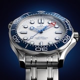 Omega Seamaster Diver Americas Cup 300m 42mm Mens Watch White