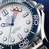 Omega Seamaster Diver Americas Cup 300m 42mm Mens Watch White