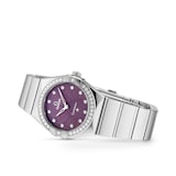 Omega Constellation 28mm Ladies Watch Purple