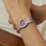 Omega Constellation Sedna Gold 25mm Ladies Watch Purple