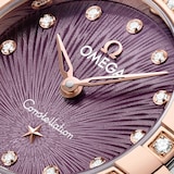 Omega Constellation Sedna Gold 25mm Ladies Watch Purple