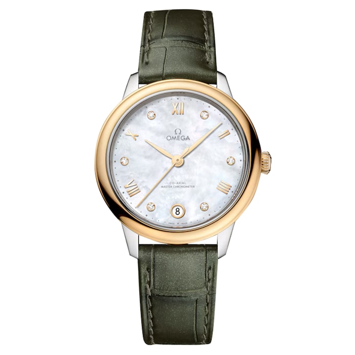 Omega De Ville Prestige 34mm Unisex Watch White