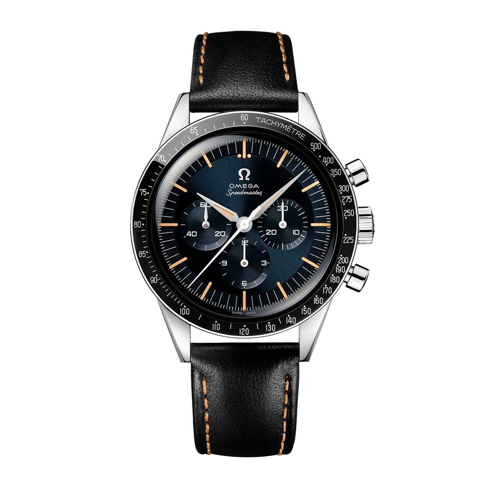 Omega Speedmaster Anniversary Series 40mm Mens Watch Blue -Black Leather Strap Omega Speedmaster Anniversary Series 40mm Mens Watch Blue -Black Leather Strap