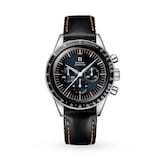 Omega Speedmaster Anniversary Series 40mm Mens Watch Blue -Black Leather Strap