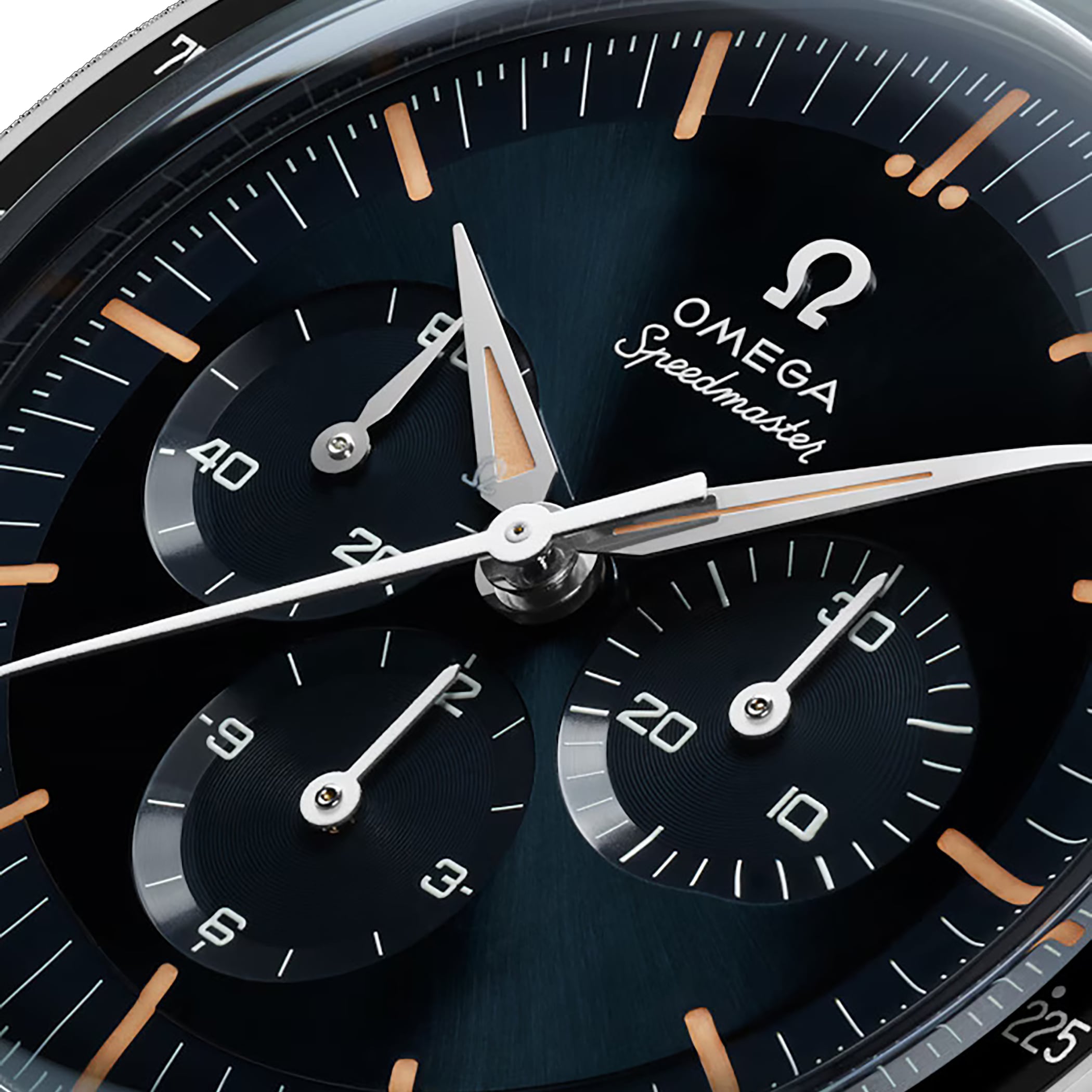 Omega Speedmaster Anniversary Series 40mm Mens Watch Blue -Black Leather Strap Omega Speedmaster Anniversary Series 40mm Mens Watch Blue -Black Leather Strap