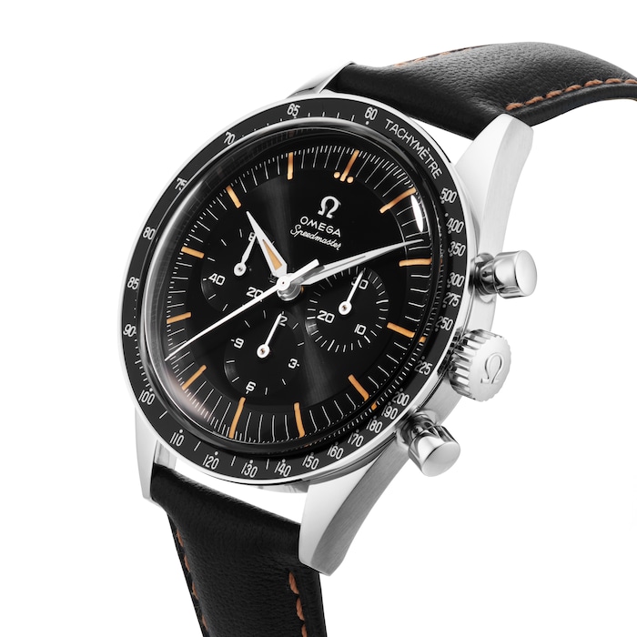 Omega Speedmaster Anniversary Series 40mm Mens Watch Blue -Black Leather Strap