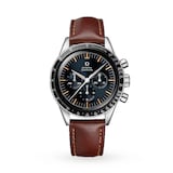 Omega Speedmaster Anniversary Series 40mm Mens Watch Blue -Brown Leather Strap