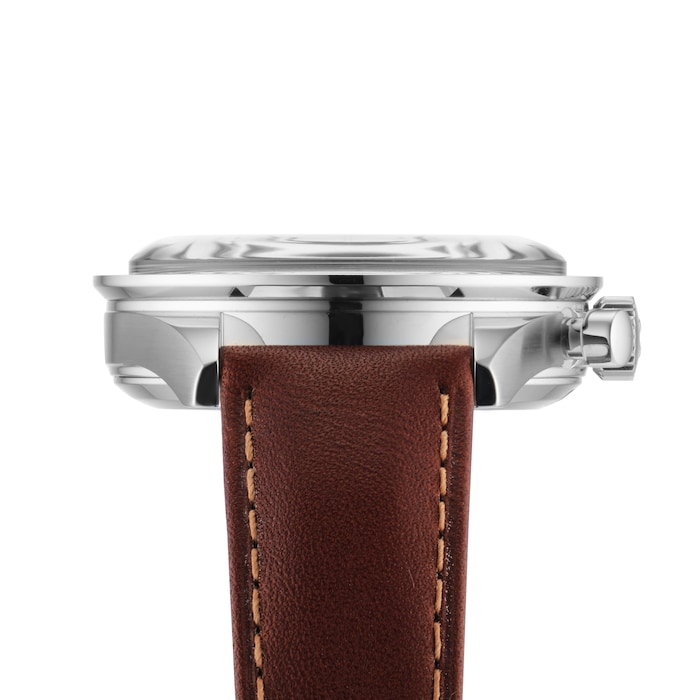 Omega Speedmaster Anniversary Series 40mm Mens Watch Blue -Brown Leather Strap