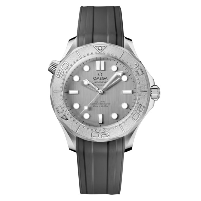 Omega Seamaster Diver 300M Grey Dial 42mm Automatic Mens Watch