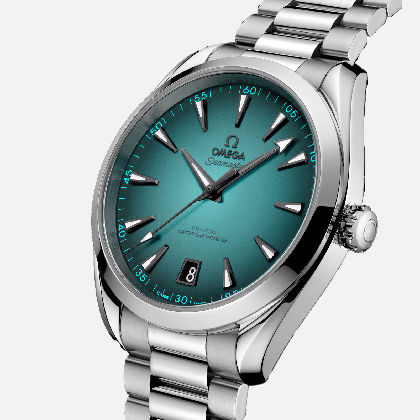 Omega Seamaster Aqua Terra 150M 41mm Mens Watch Turquoise