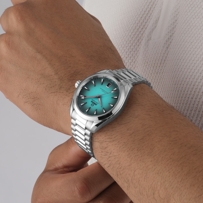 Omega Seamaster Aqua Terra 150M 41mm Mens Watch Turquoise
