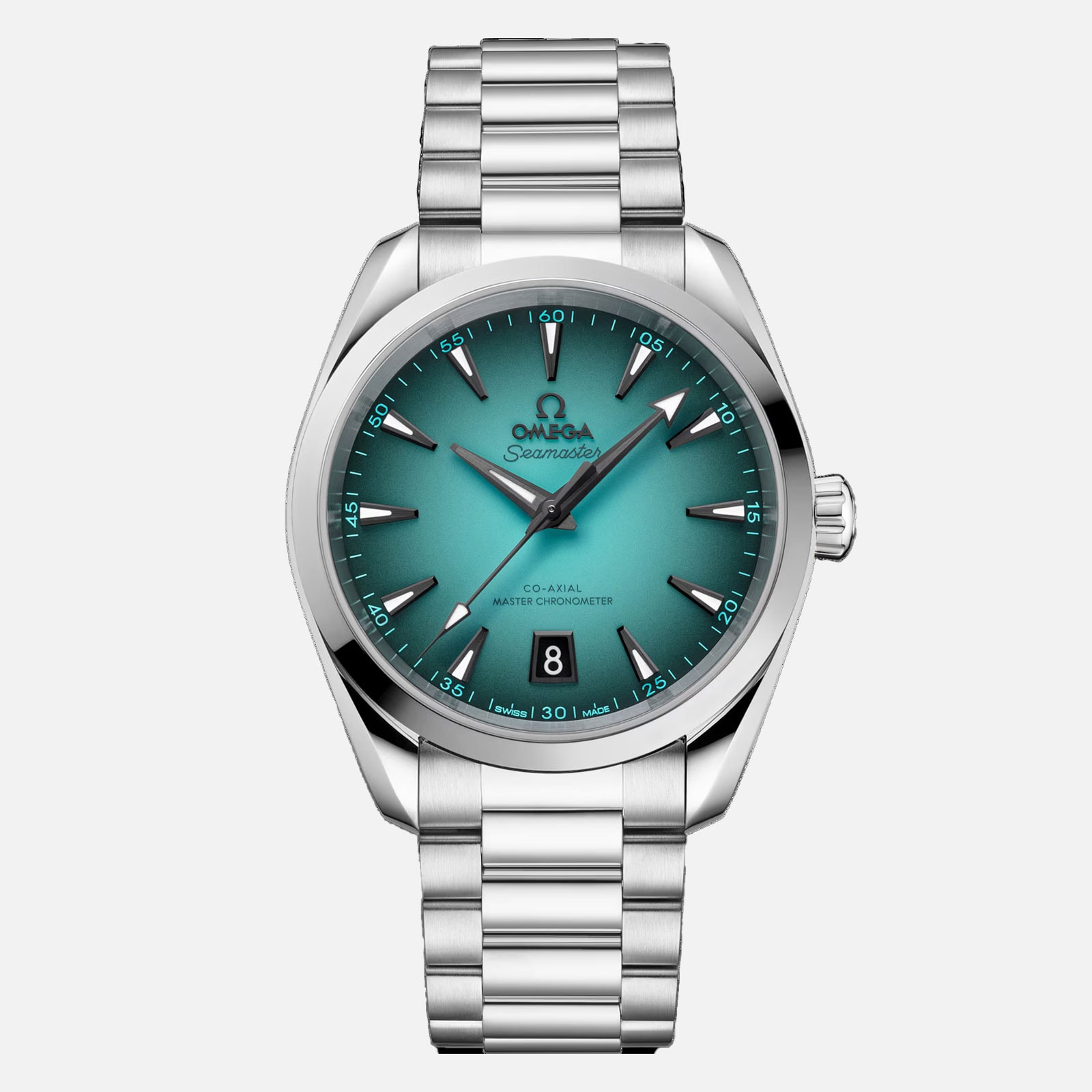 Omega Seamaster Aqua Terra 150M 38mm Mens Watch Turquoise