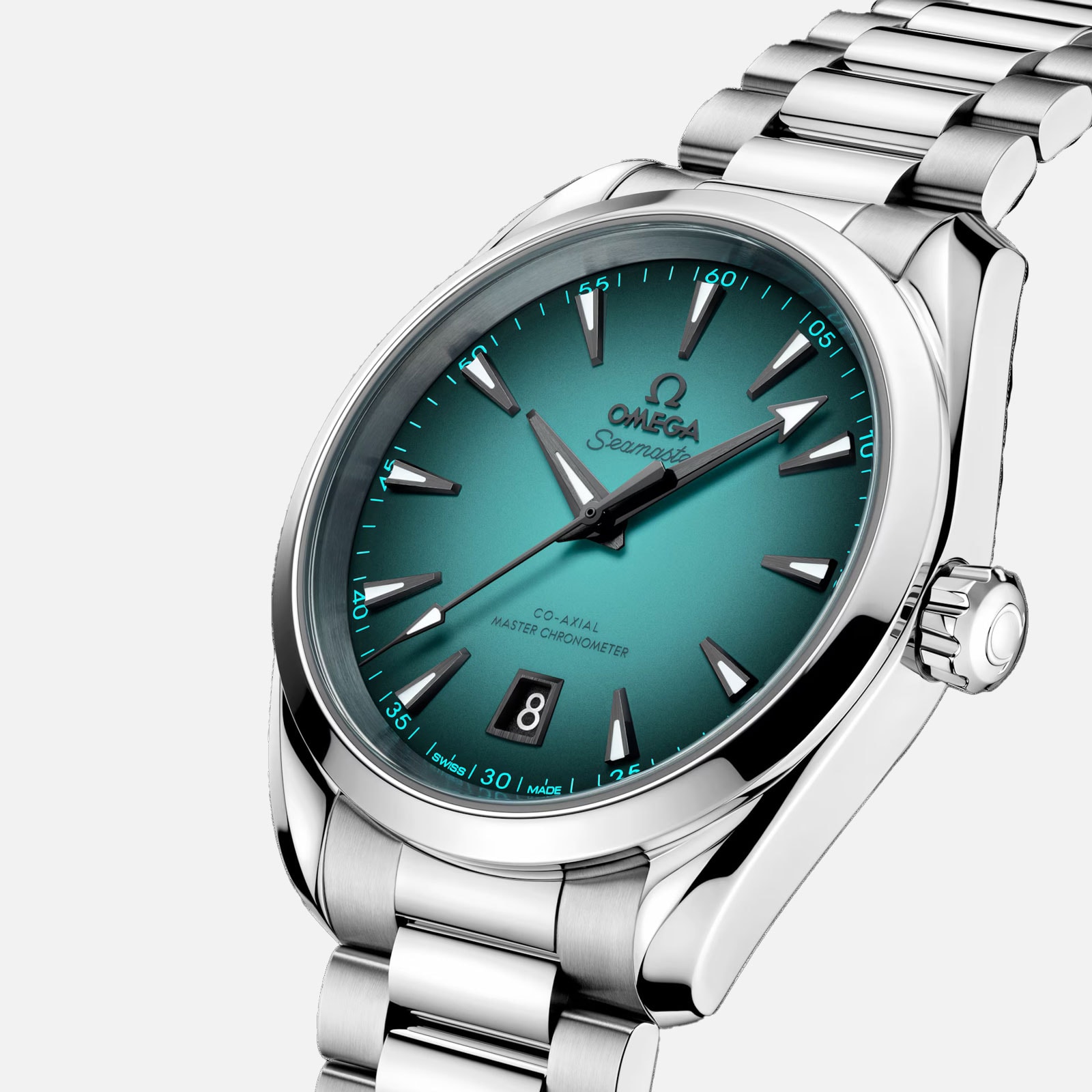 Omega Seamaster Aqua Terra 150M 38mm Mens Watch Turquoise