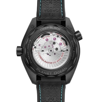 Omega Seamaster Planet Ocean 600M 45.5 mm Mens Watch Black Ceramic on Rubber Strap Blue Omega Seamaster Planet Ocean 600M 45.5 mm Mens Watch Black Ceramic on Rubber Strap Blue