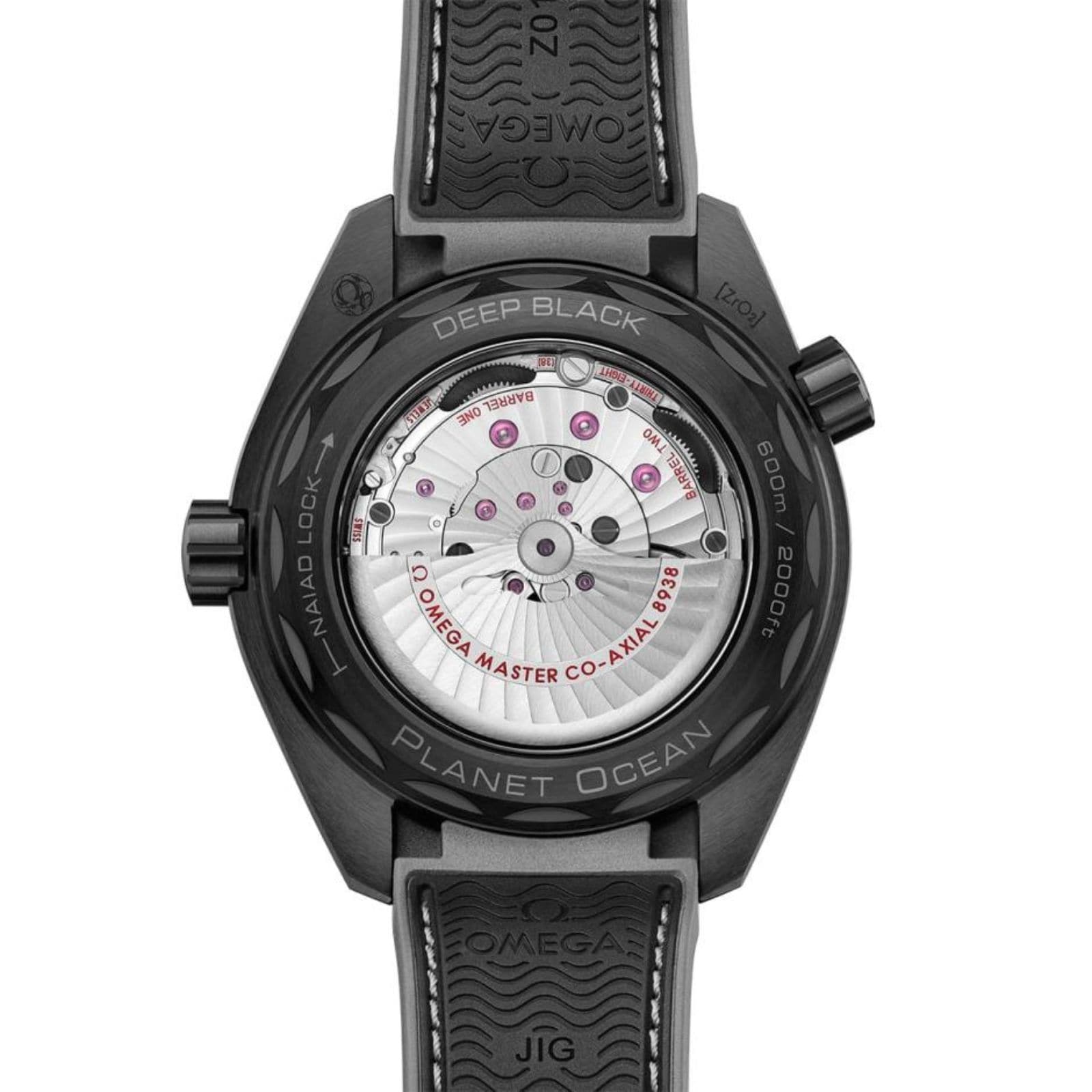 Omega Seamaster Planet Ocean 600M 45.5 mm Mens Watch Black Ceramic on Rubber Strap Omega Seamaster Planet Ocean 600M 45.5 mm Mens Watch Black Ceramic on Rubber Strap