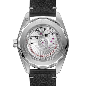 Omega Seamaster Railmaster 38mm Mens Watch Grey Leather