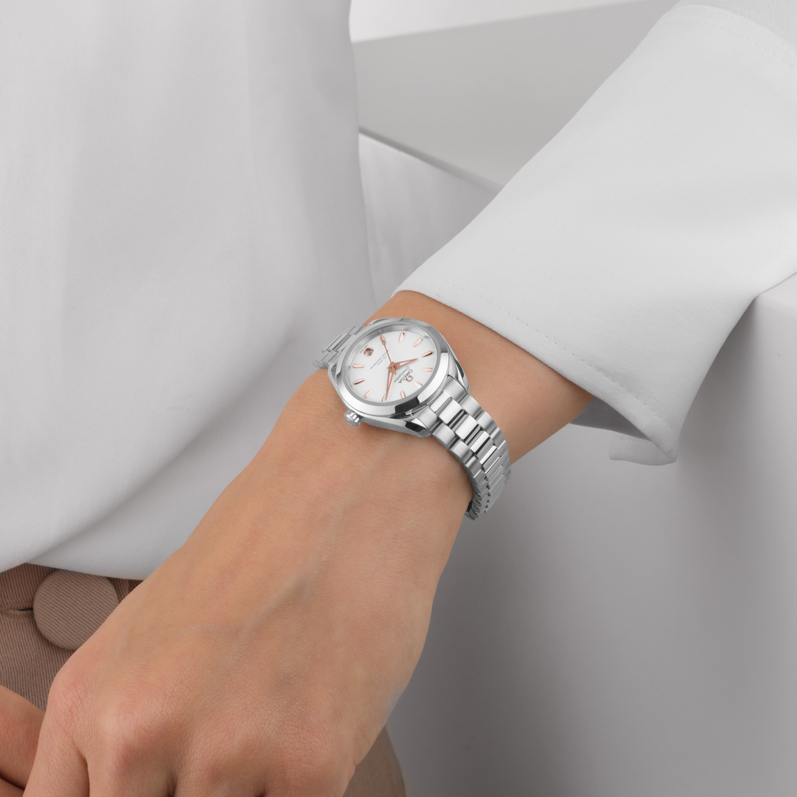 Omega Seamaster Aqua Terra 150M 30mm Ladies Watch Silver