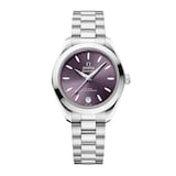 Omega Seamaster Aqua Terra 150M 30mm Ladies Watch Purple