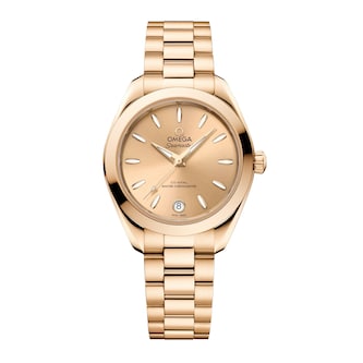 Omega Seamaster Aqua Terra 150M 30mm Ladies Watch Yellow
