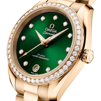 Omega Seamaster Aqua Terra 150M 30mm Ladies Watch Green Omega Seamaster Aqua Terra 150M 30mm Ladies Watch Green