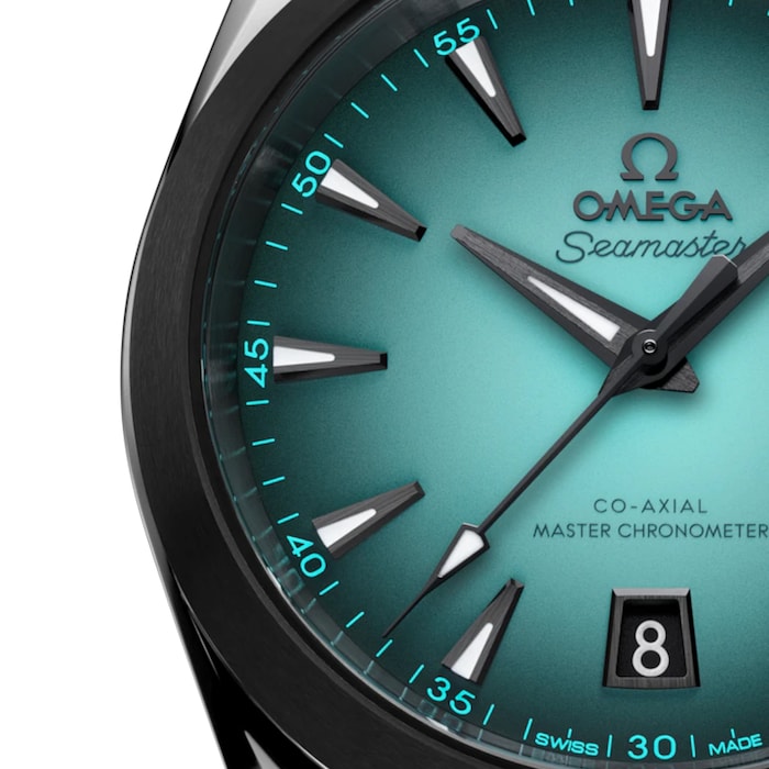 Omega Seamaster Aquaterra 150M 38mm Mens Watch Turquoise