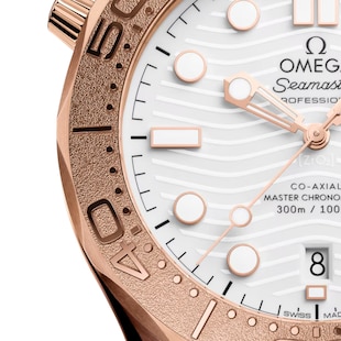 Omega Seamaster Diver 300 Automatic 42mm Mens Watch Rose Gold