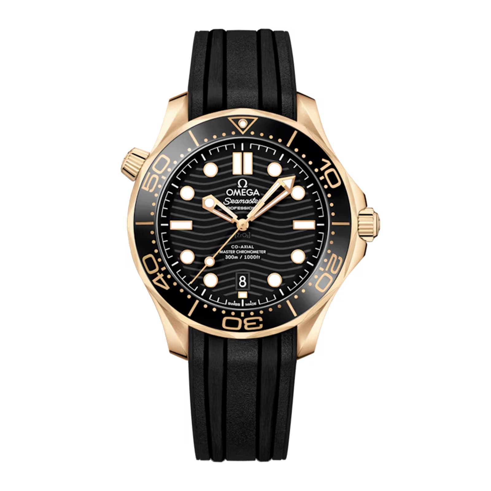 Omega Seamaster Diver 300M Automatic 42mm Mens Watch Yellow Gold Omega Seamaster Diver 300M Automatic 42mm Mens Watch Yellow Gold