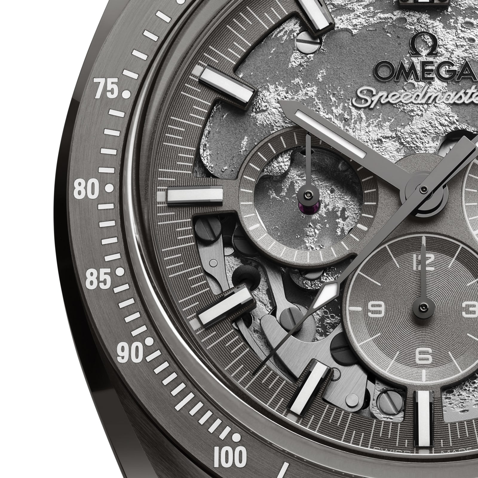 Omega Speedmaster Dark Side Of The Moon 44.25mm Mens Watch Grey