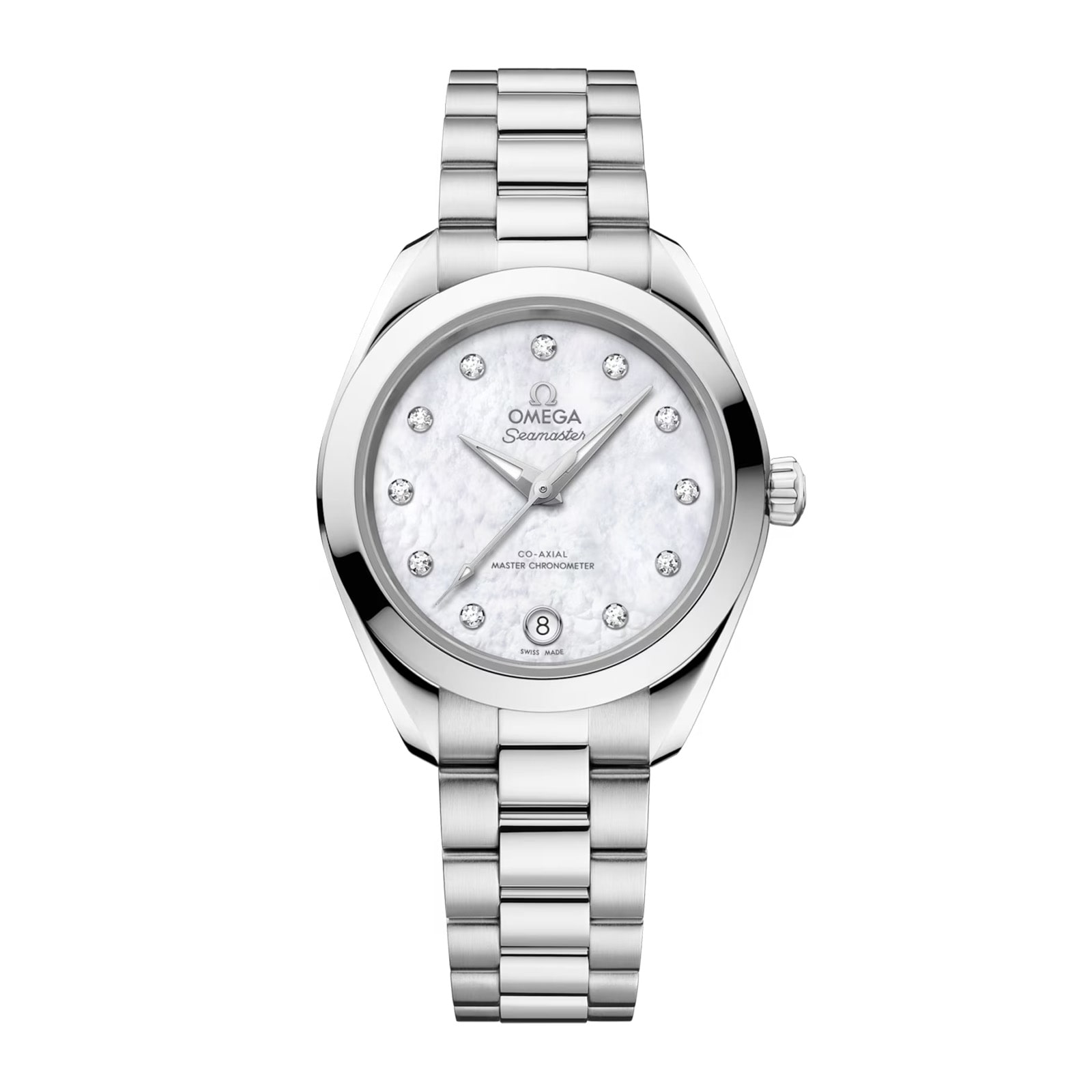 Omega Seamaster Aqua Terra 30mm Ladies Watch Mother of Pearl