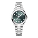 Omega Seamaster Aqua Terra 30mm Ladies Watch Green