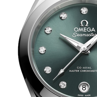 Omega Seamaster Aqua Terra 30mm Ladies Watch Green Omega Seamaster Aqua Terra 30mm Ladies Watch Green