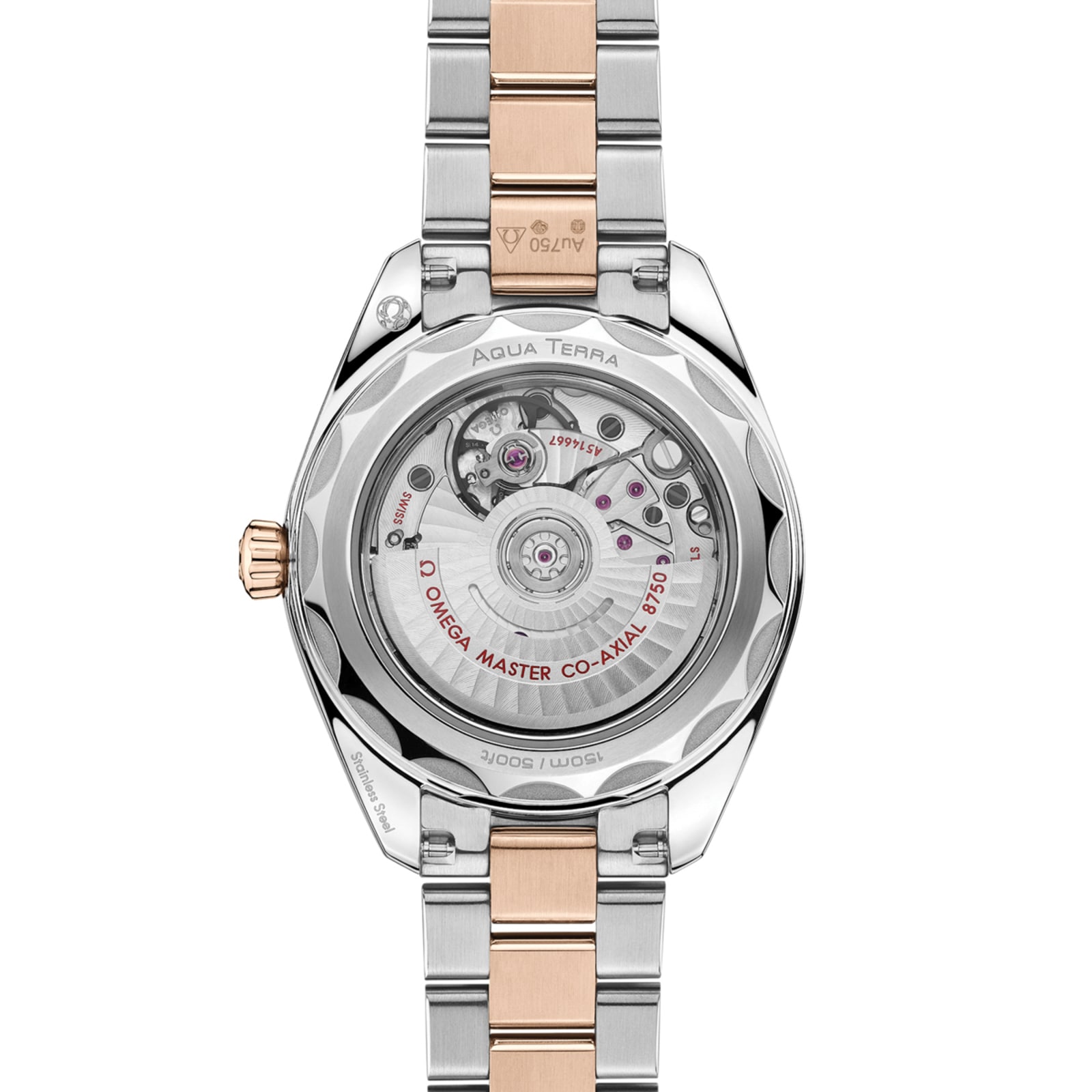 Omega Seamaster Aqua Terra 30mm Ladies Watch Green 18k Sedna Gold