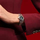 Omega Seamaster Aqua Terra 30mm Ladies Watch Green 18k Sedna Gold