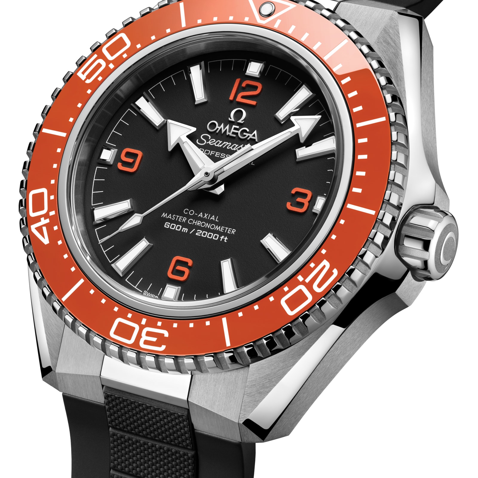 Omega Seamaster Planet Ocean 600M 42mm Mens Watch Black Rubber