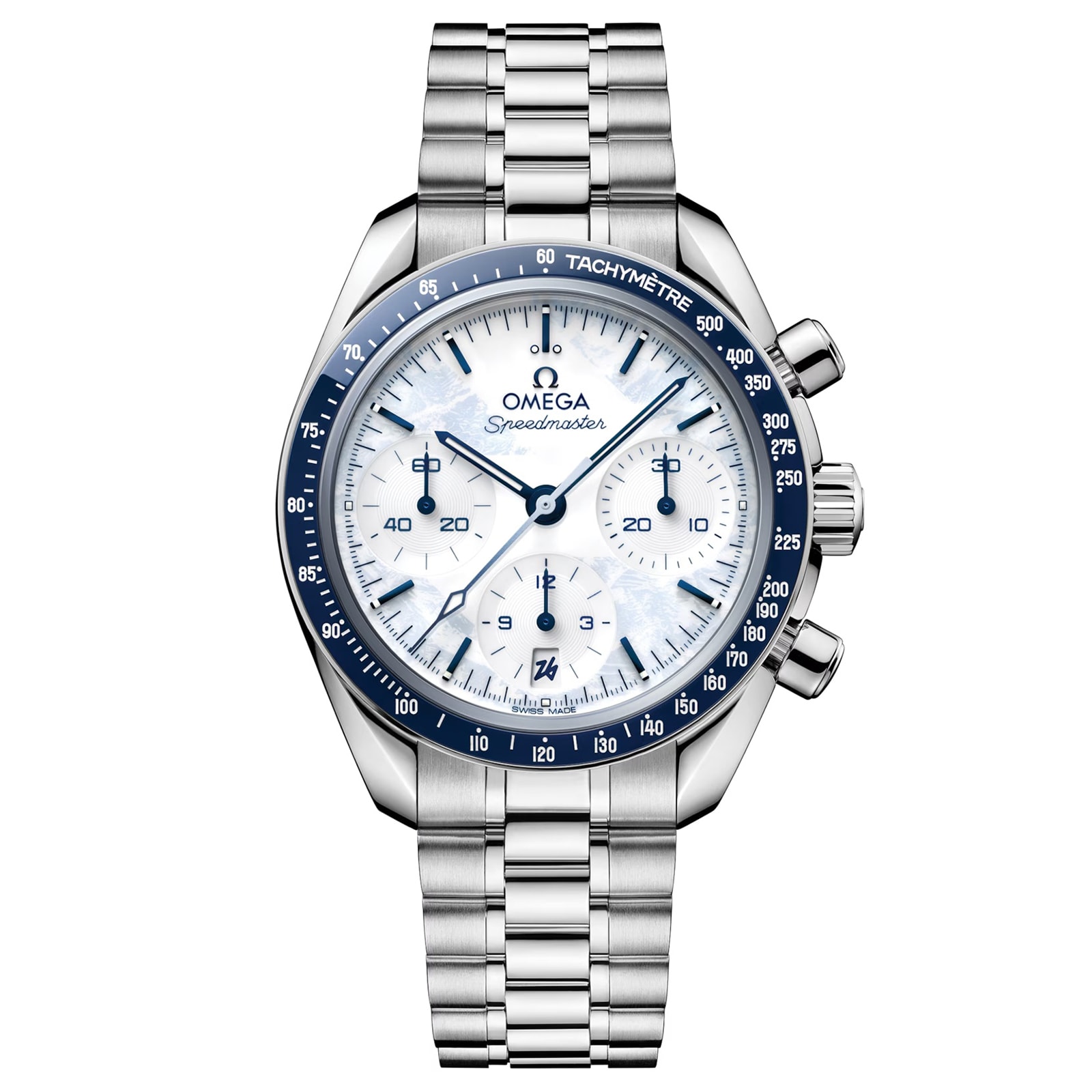Omega Speedmaster Milano Cortina 38mm Mens Watch White